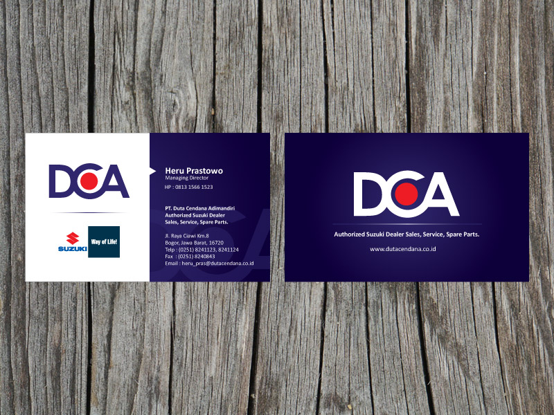 Business Card Design by Priyo Subarkah for Duta Cendana Adimandiri | Design #573857
