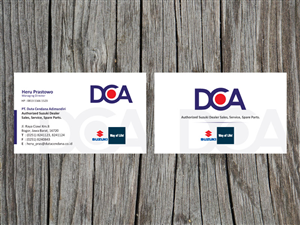 Visitenkarten-Design von Priyo Subarkah für Duta Cendana Adimandiri | Design: #573914