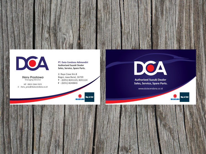 Visitenkarten-Design von Priyo Subarkah für Duta Cendana Adimandiri | Design #574524