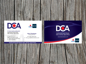 Visitenkarten-Design von Priyo Subarkah für Duta Cendana Adimandiri | Design: #574556