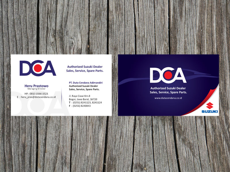 Visitenkarten-Design von Priyo Subarkah für Duta Cendana Adimandiri | Design #574586
