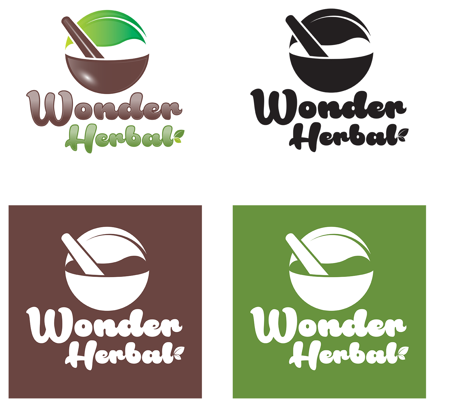 Logo Design by Terry for WonderHerbal.com | Design #15106416