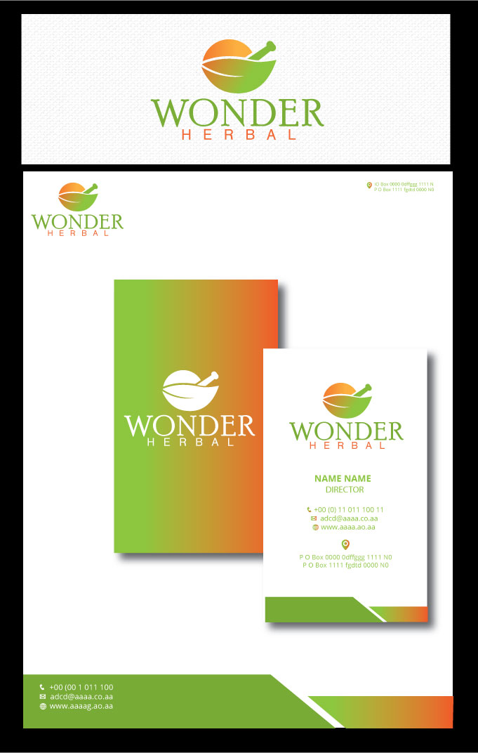 Logo Design by zebronicgraphic for WonderHerbal.com | Design #15130728