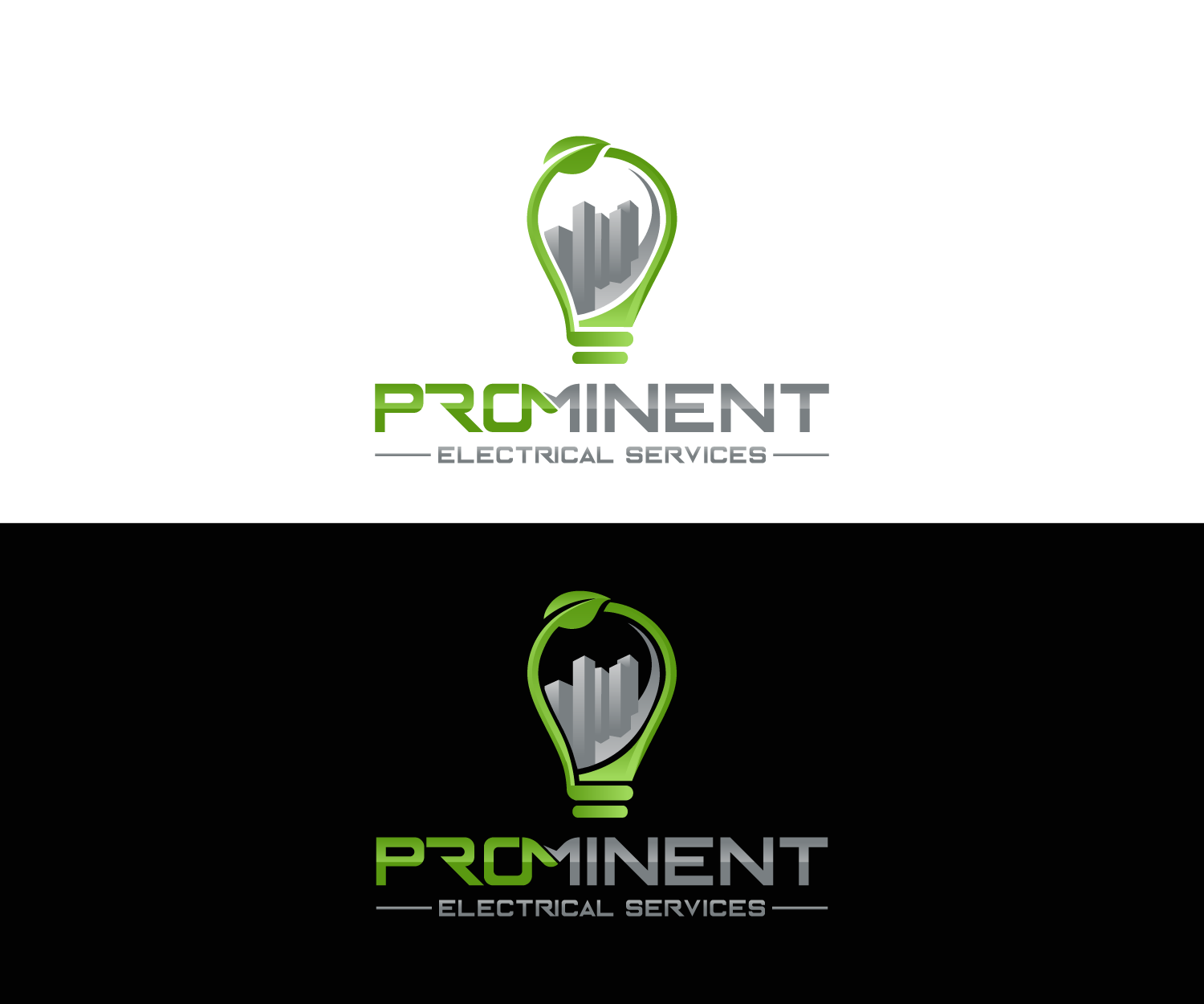 Diseño de Logo por Mario para Prominent Electrical Services | Diseño #15213894