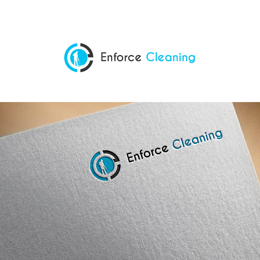 Logo Design by Mime Artworks for Enforce Cleaning | Design #15199137