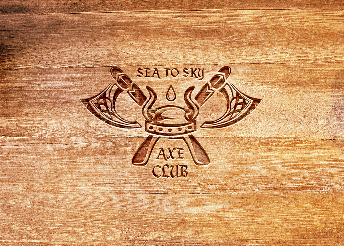 Logo Design by B.Tibéri for  SEA-TO-SKY AXE CLUB | Design #15099445