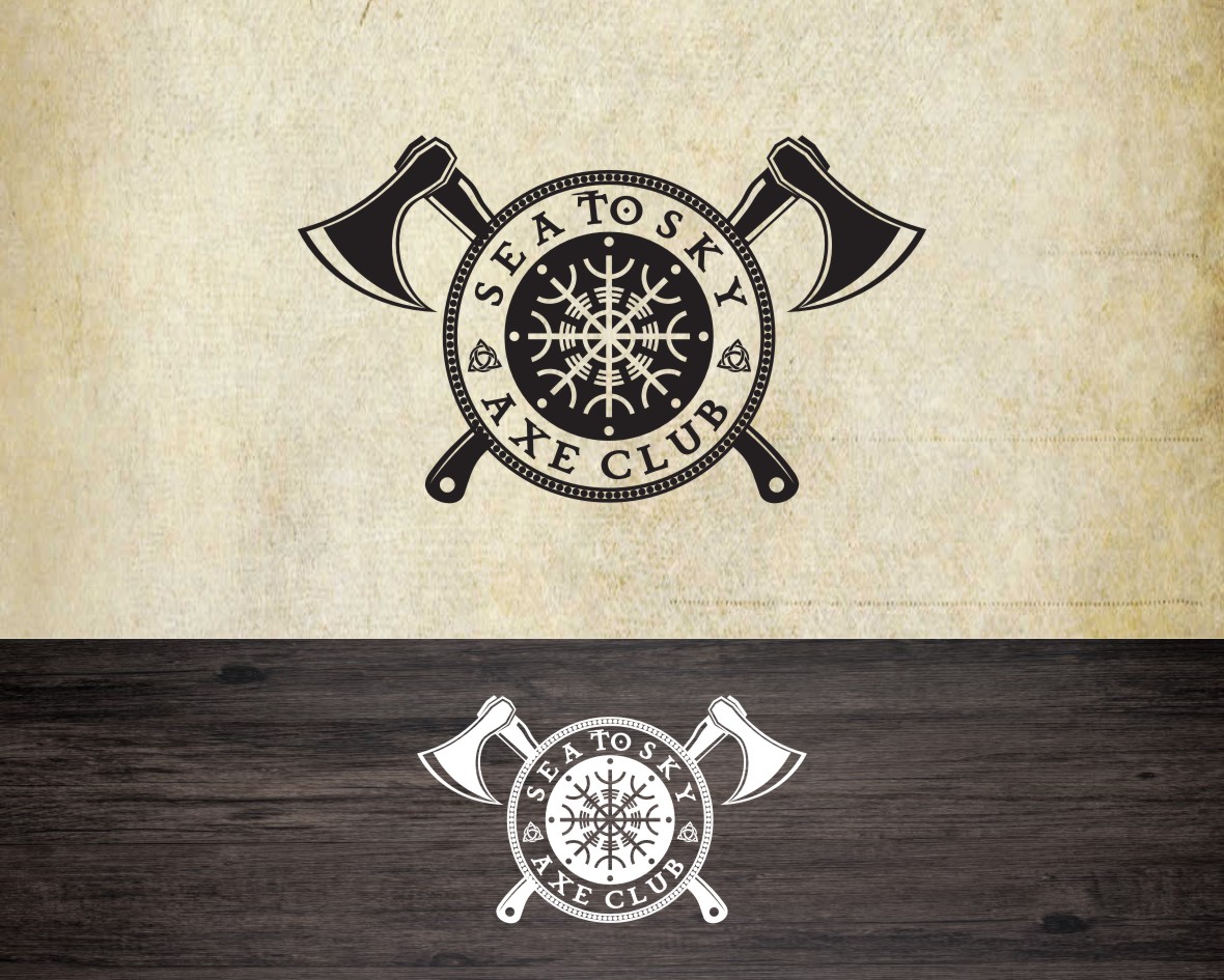 Logo Design by sumarnishadi for  SEA-TO-SKY AXE CLUB | Design #15113779
