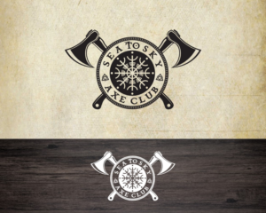 Logo Design by sumarnishadi for  SEA-TO-SKY AXE CLUB | Design: #15113779