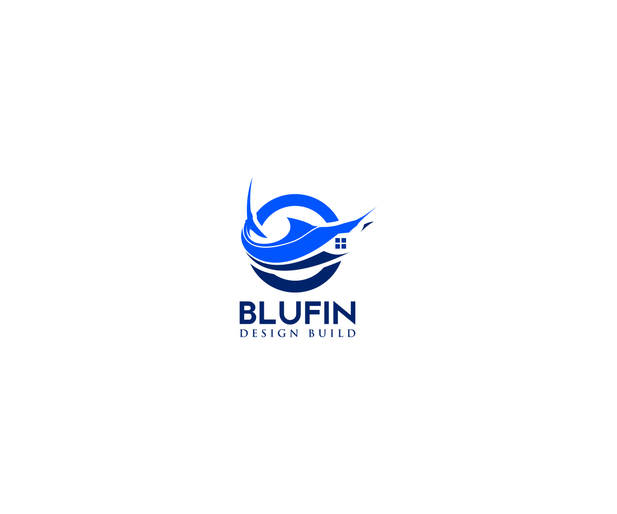 Diseño de Logo por Dyoz para BLUFIN DESIGN-BUILD | Diseño #15092774