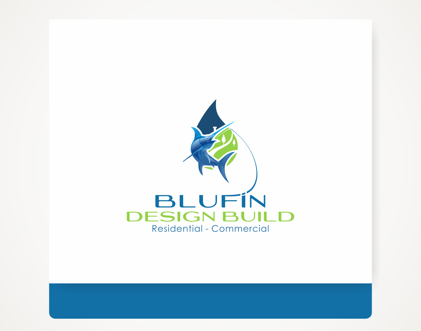 Design de Logo par Savana pour BLUFIN DESIGN-BUILD | Design #15103758