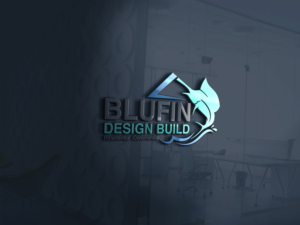 Logo-Design von e-graphics für BLUFIN DESIGN-BUILD | Design: #15103253