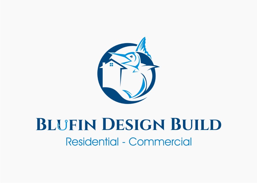 Logo Design by soulpro03 for BLUFIN DESIGN-BUILD | Design #15089230