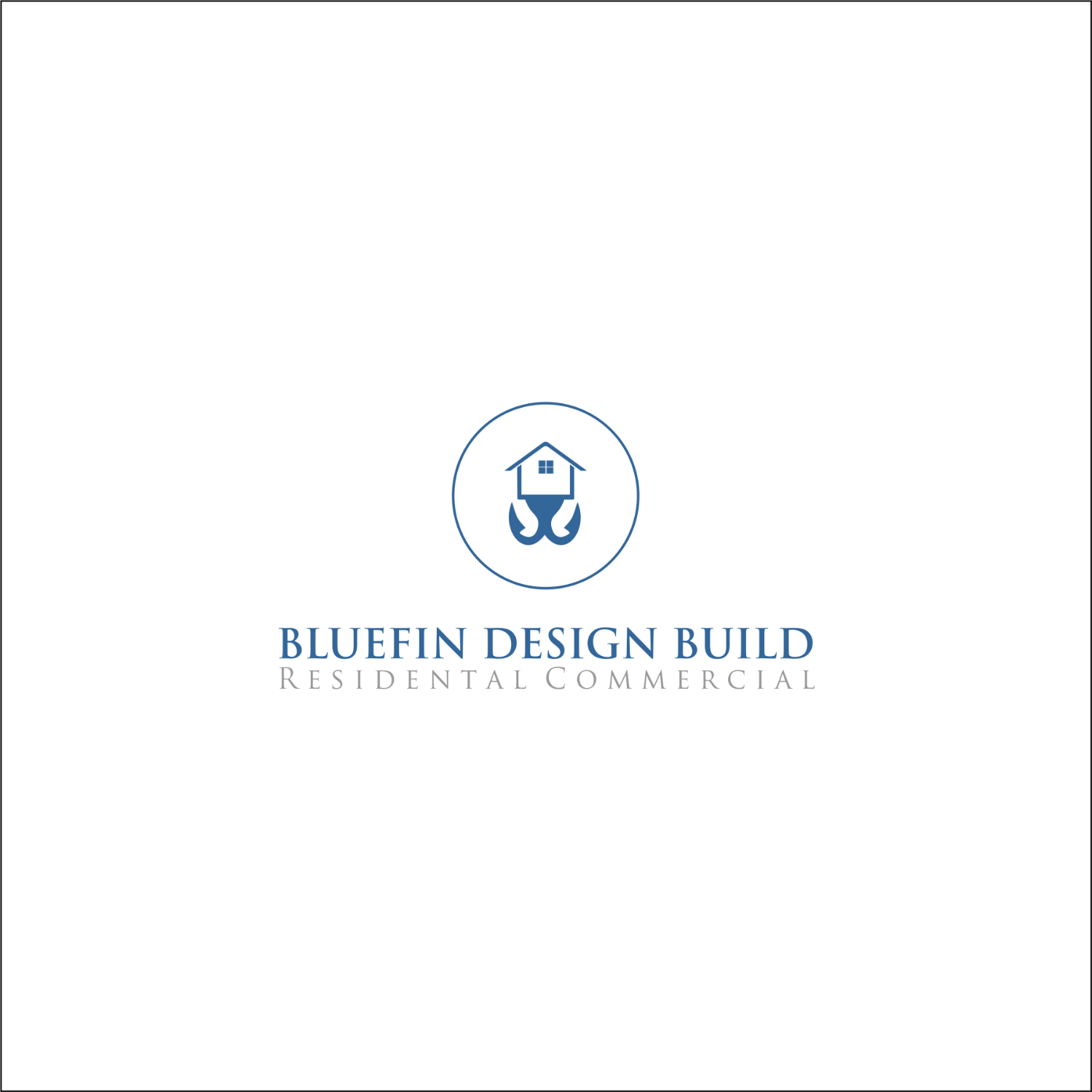 Logo Design by susantogombloh99 for BLUFIN DESIGN-BUILD | Design #15108131