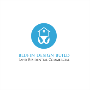 Logo Design by susantogombloh99 for BLUFIN DESIGN-BUILD | Design: #15120438