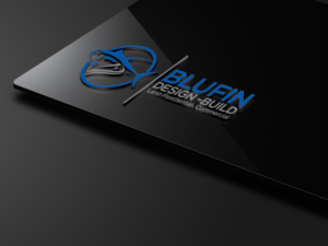 Logo Design by rafa studio for BLUFIN DESIGN-BUILD | Design: #15132916