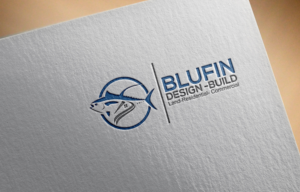 Logo Design by rafa studio for BLUFIN DESIGN-BUILD | Design: #15132919