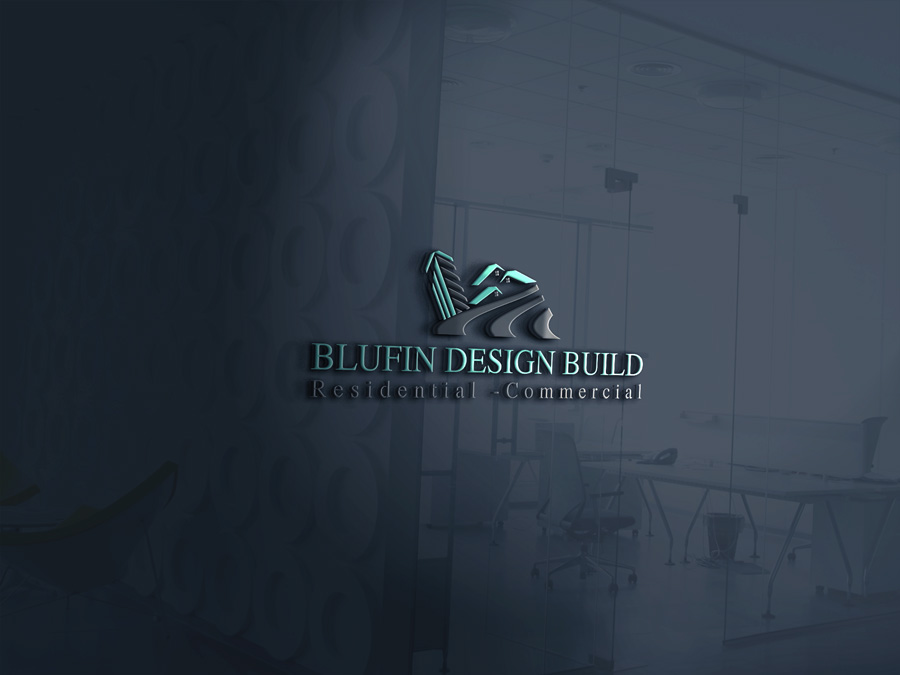 Logo Design by Top king  designer for BLUFIN DESIGN-BUILD | Design #15102263