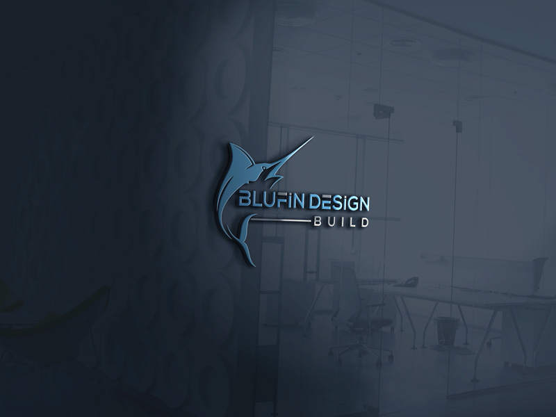 Logo-Design von imkamrulh für BLUFIN DESIGN-BUILD | Design: #15103556