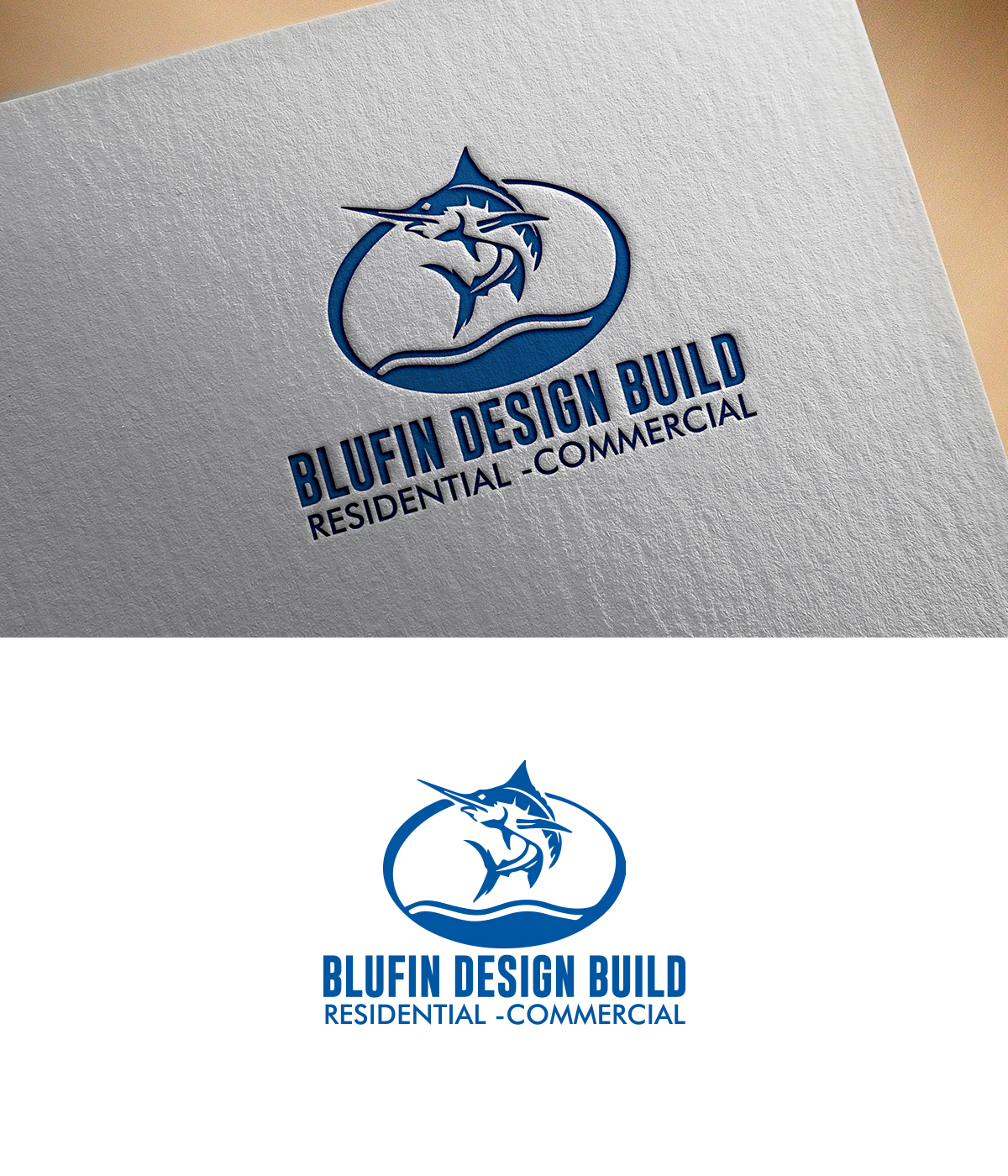 Design de Logo par supercreative pour BLUFIN DESIGN-BUILD | Design #15105785