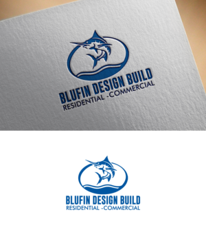 Logo Design by supercreative for BLUFIN DESIGN-BUILD | Design: #15105785