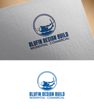 Logo Design by supercreative for BLUFIN DESIGN-BUILD | Design: #15105789