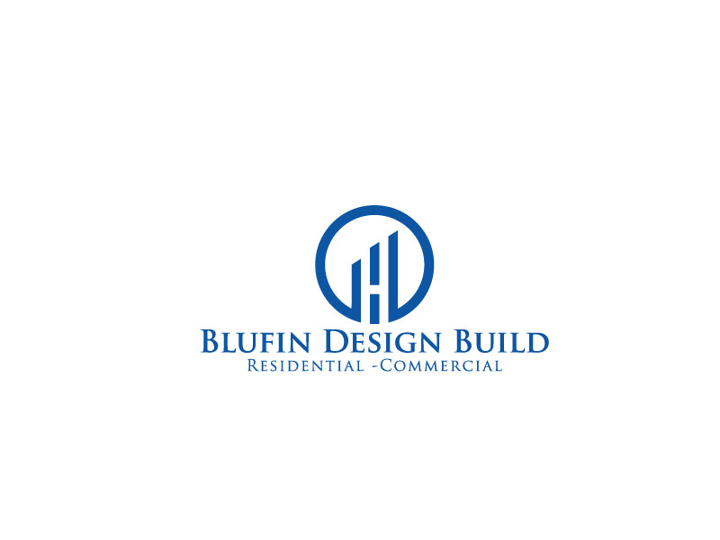 Diseño de Logo por ART Libery para BLUFIN DESIGN-BUILD | Diseño #15105685