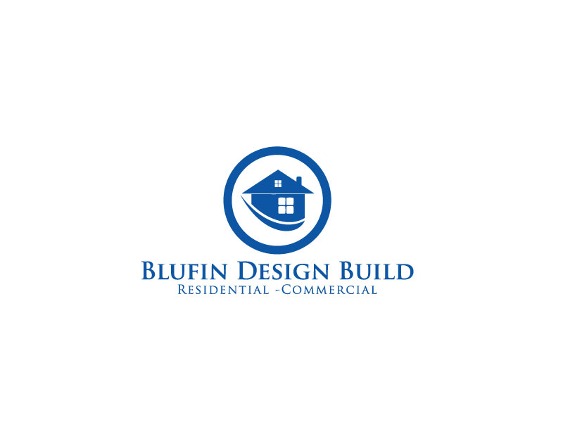 Logo Design by ART Libery for BLUFIN DESIGN-BUILD | Design #15105687