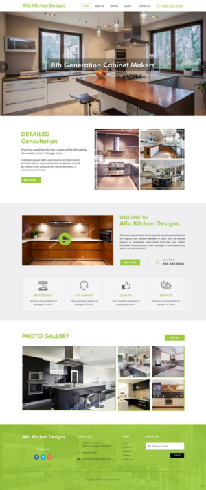 Web Design by pb for alfa kitchen designs | Design: #15129077