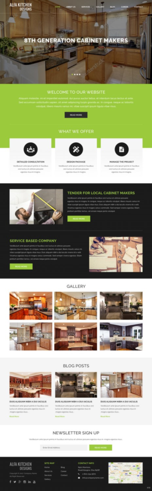Web Design by pb for alfa kitchen designs | Design: #15130486