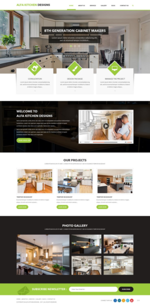 Web Design by pb for alfa kitchen designs | Design: #15130488