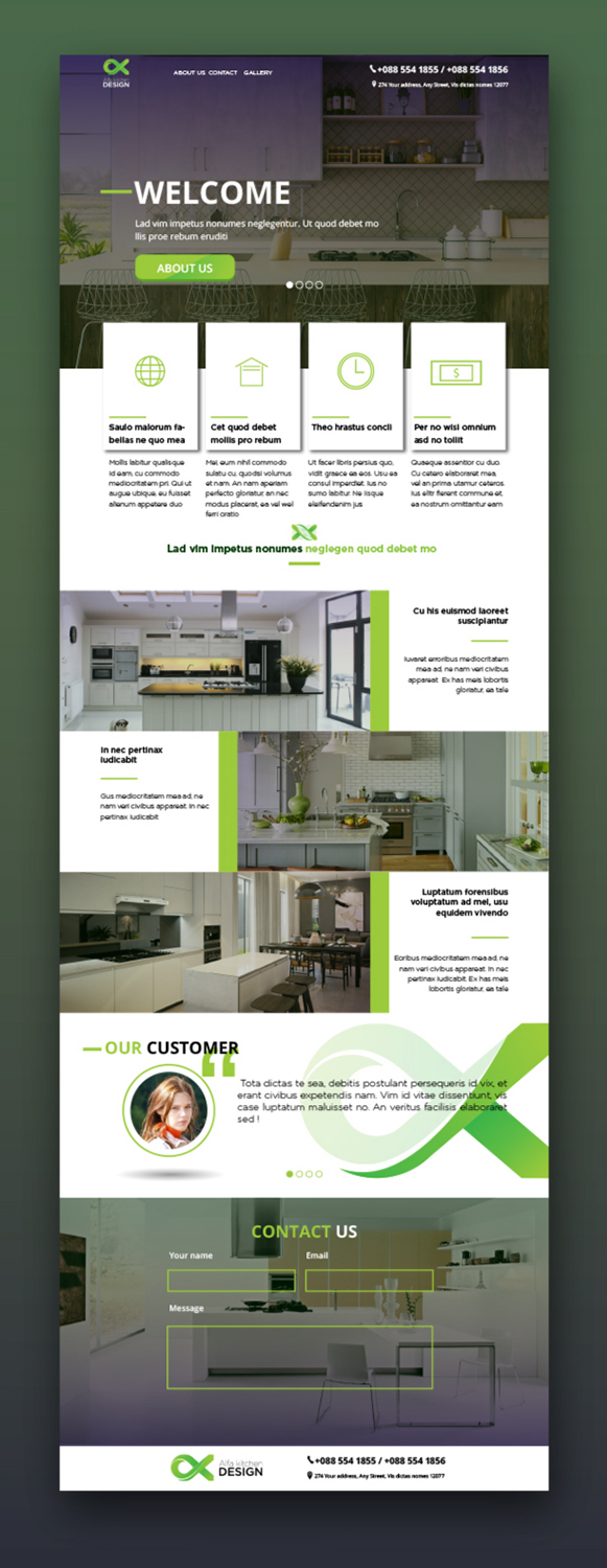 Web-Design von Nguyen. für alfa kitchen designs | Design #15178091