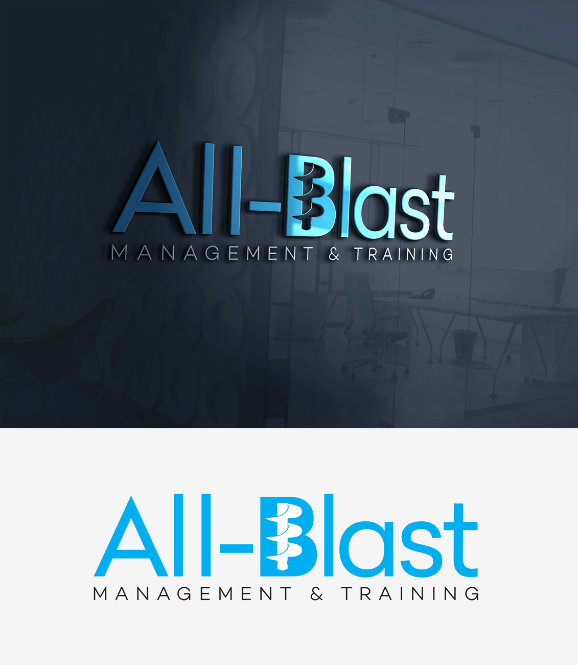 Logo-Design von Impressive Solutions für All-Blast Management & Training | Design #15091677