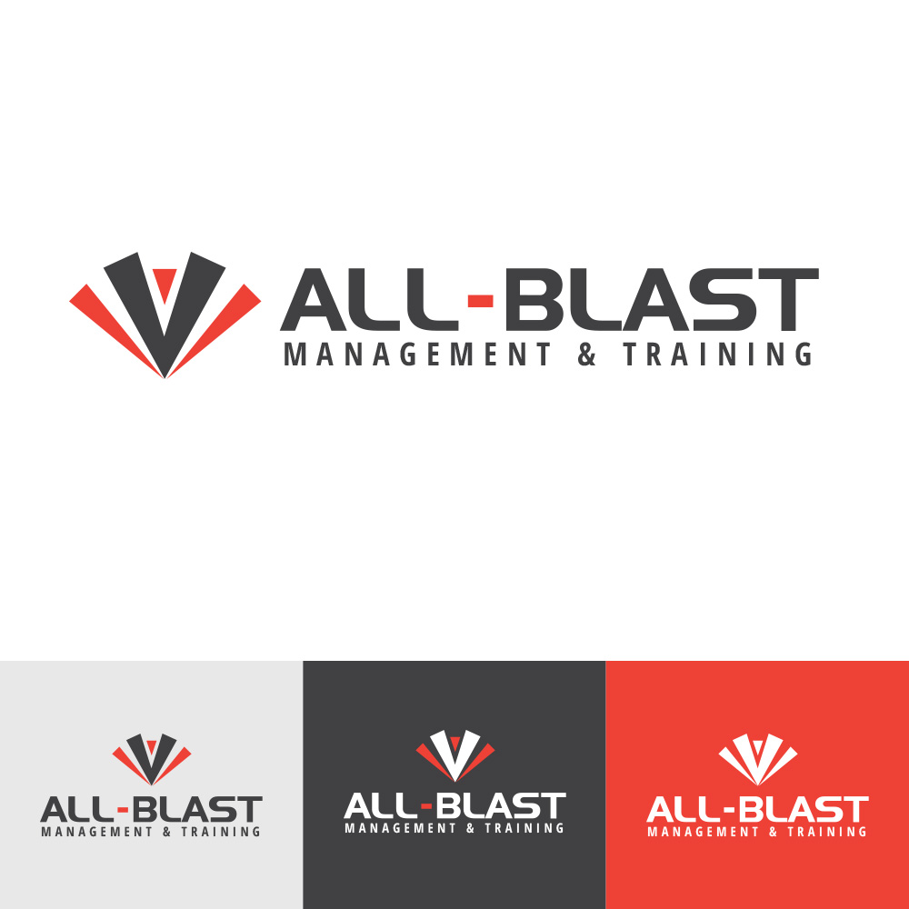 Logo Design by Valtti Design for All-Blast Management & Training | Design #15090082