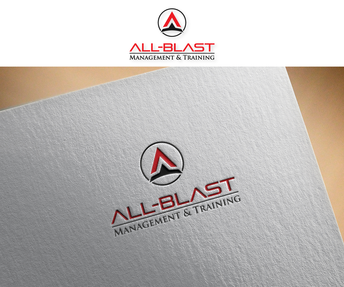 Logo Design by J0k3r for All-Blast Management & Training | Design #15099009
