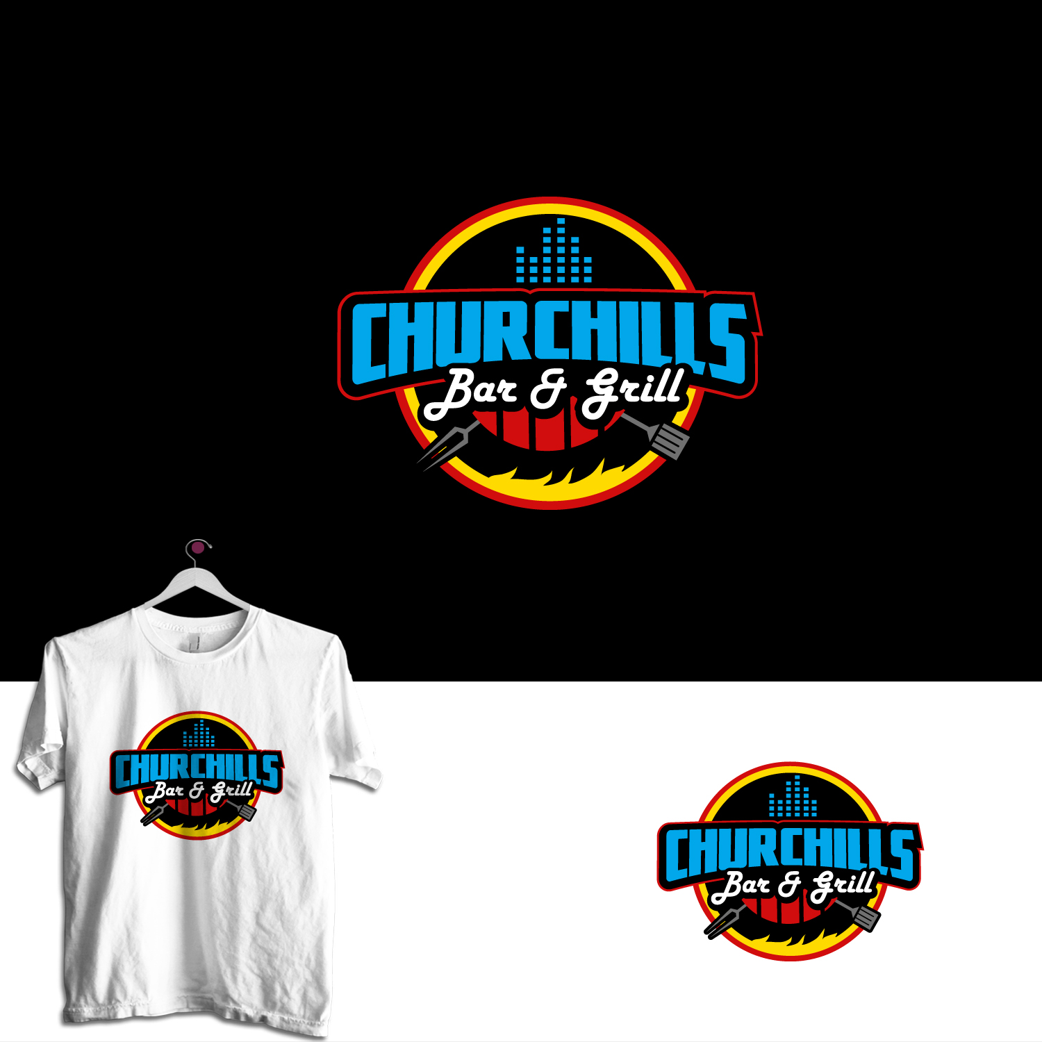 Logo Design by TRHZ for Churchills | Design #15090402