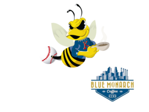 Mascot Design by nanocb72 for Blue Monarch Coffee | Design: #15180033
