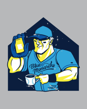 Mascot Design by lazers lab for Blue Monarch Coffee | Design: #15122534