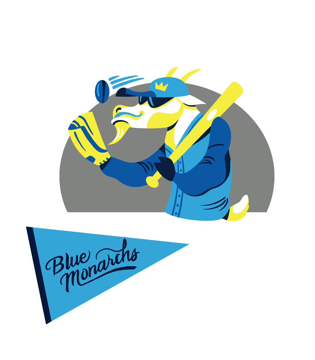 Mascot Design by lazers lab for Blue Monarch Coffee | Design #15129772