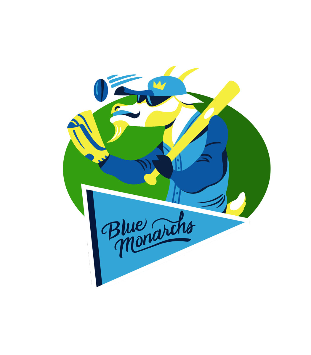 Mascot Design by lazers lab for Blue Monarch Coffee | Design #15133581
