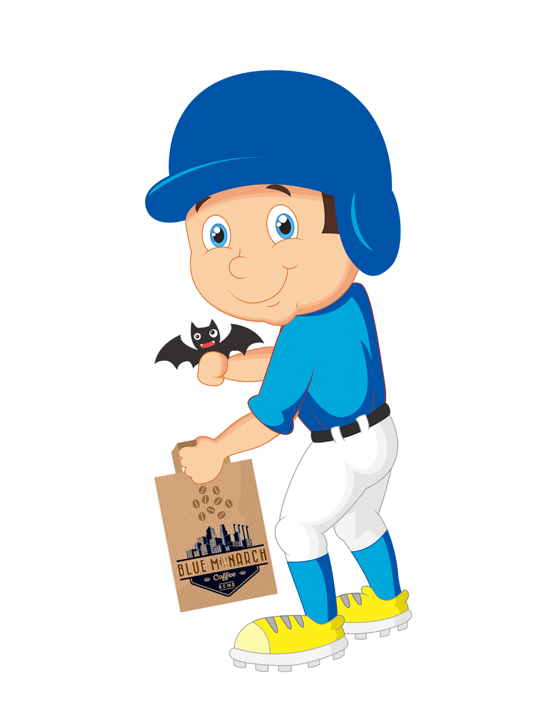 Mascot Design by GraybarBldg421 for Blue Monarch Coffee | Design #15129817