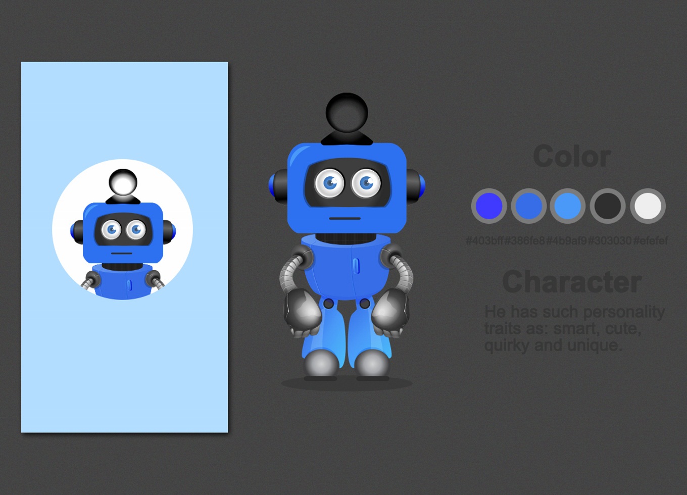 Mascot Design by GraybarBldg421 for Blue Monarch Coffee | Design #15130053