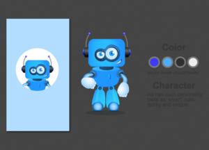 Mascot Design by GraybarBldg421 for Blue Monarch Coffee | Design: #15130055