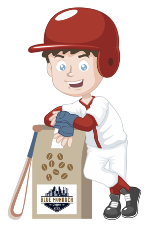 Mascot Design by GraybarBldg421 for Blue Monarch Coffee | Design: #15140633