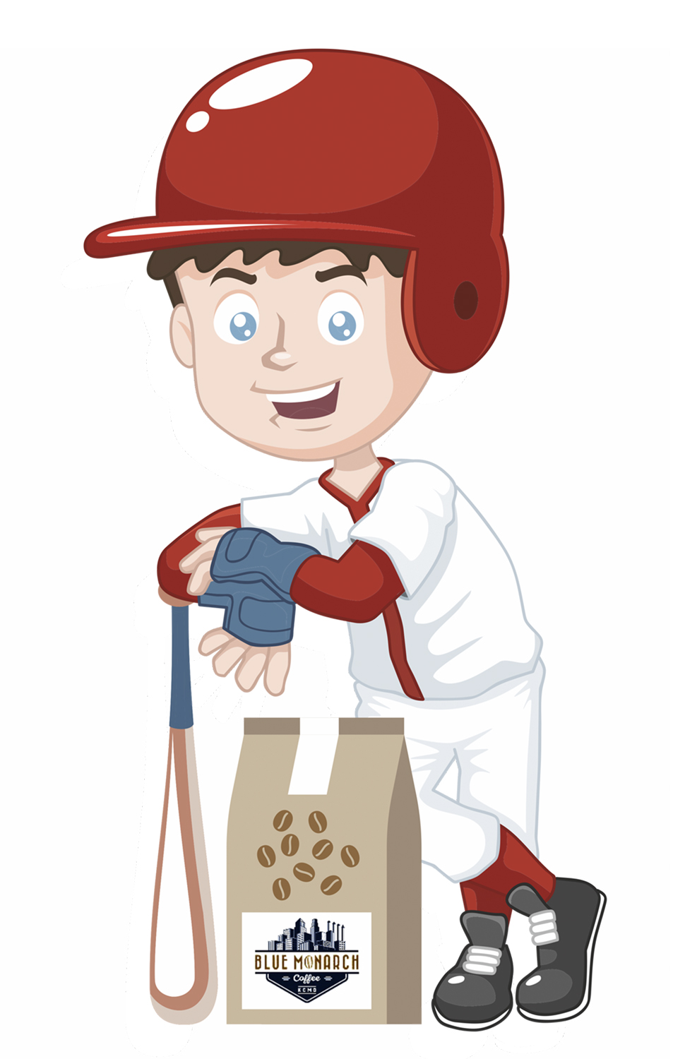 Mascot Design by GraybarBldg421 for Blue Monarch Coffee | Design #15140634