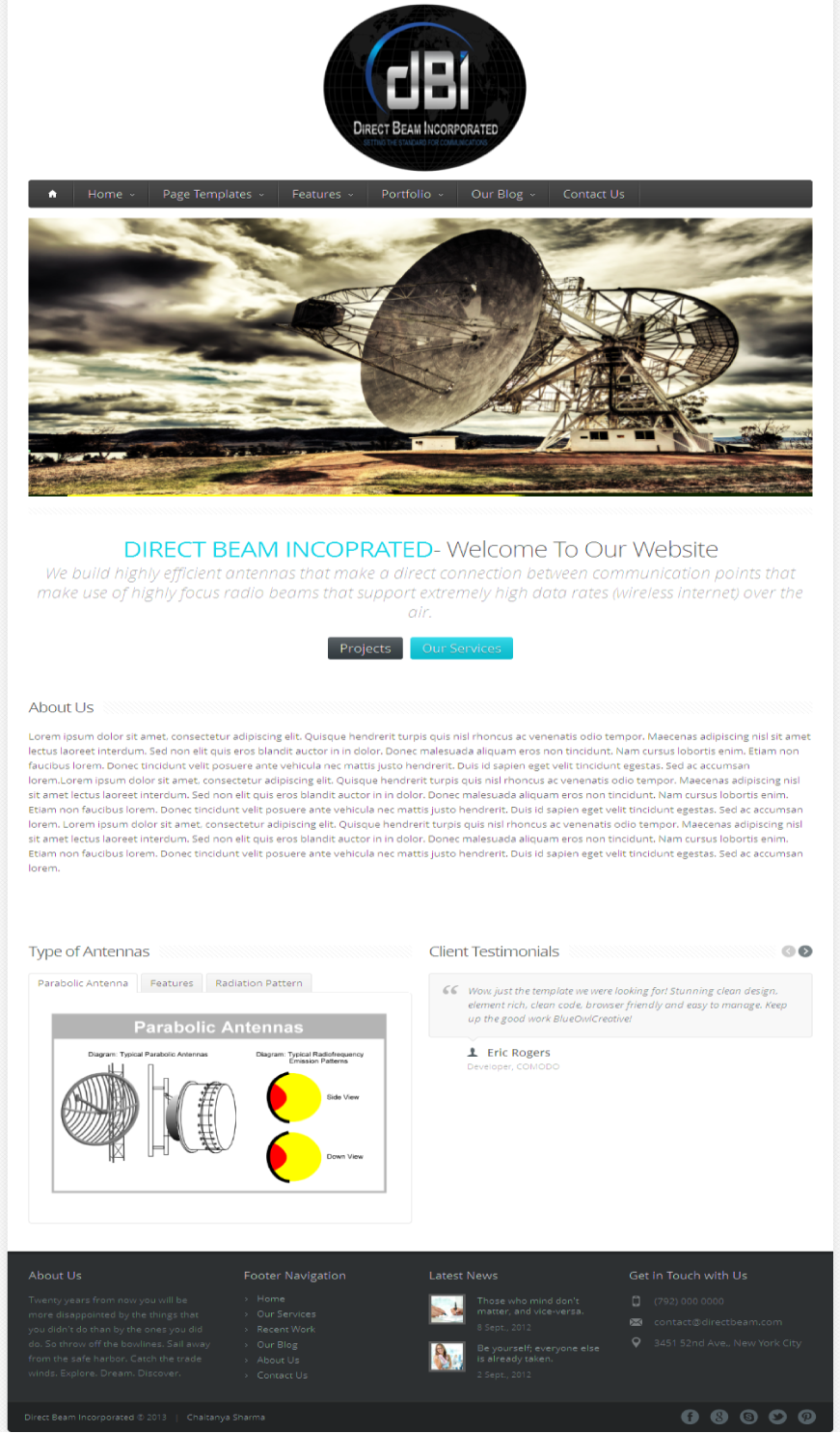 Web Design by Chaitanya S. for this project | Design #2596675