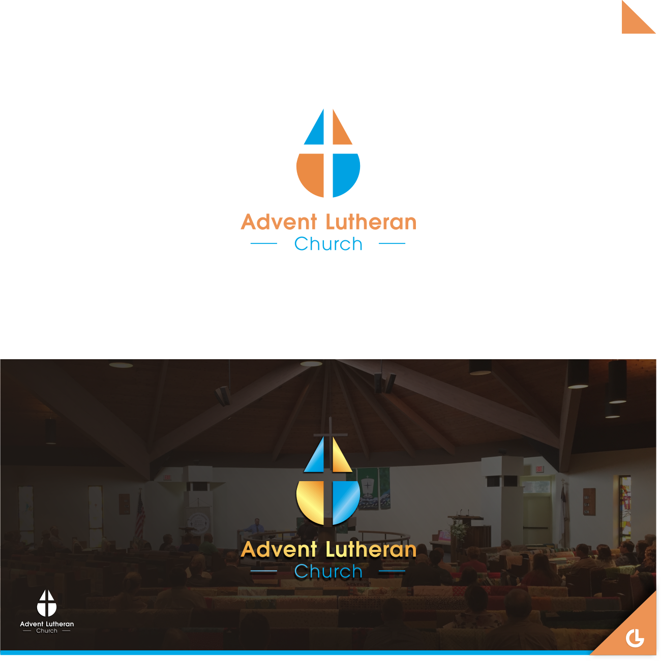 Logo-Design von R!CKY für Advent Lutheran Church | Design #15312861