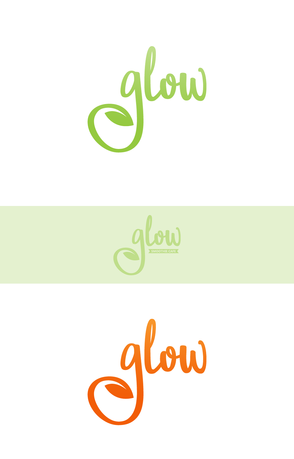 Logo Design by BuntarBG for Glow Smoothie Cafe | Design #15133349