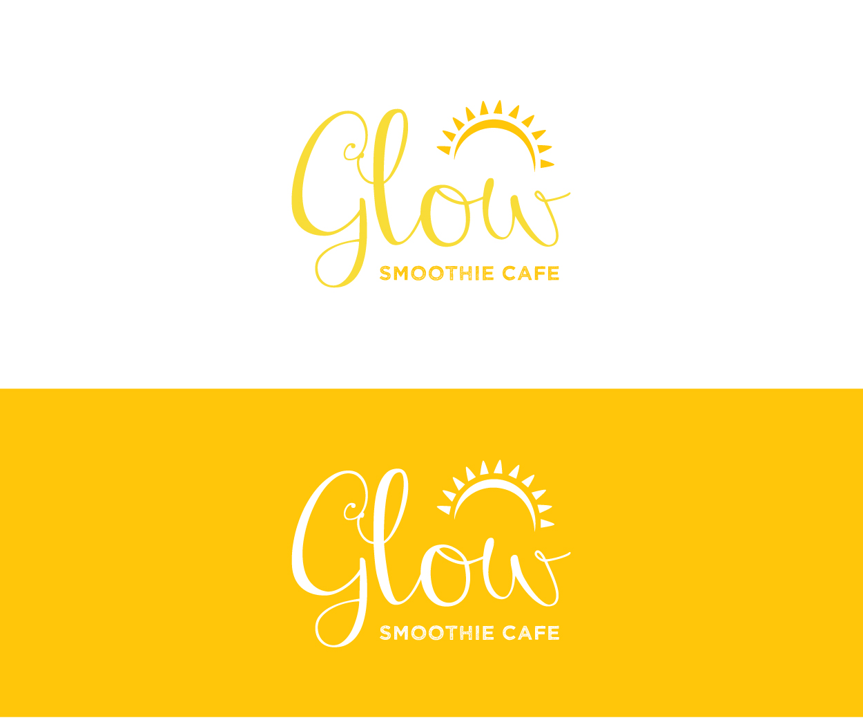 Logo-Design von ALCD für Glow Smoothie Cafe | Design #15110720