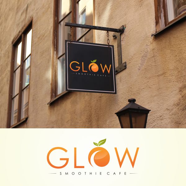 Logo Design by DIXIE'S for Glow Smoothie Cafe | Design: #15140394