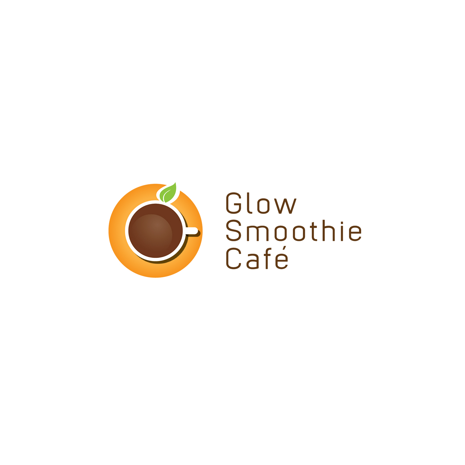 Logo Design by Awash for Glow Smoothie Cafe | Design #15140616